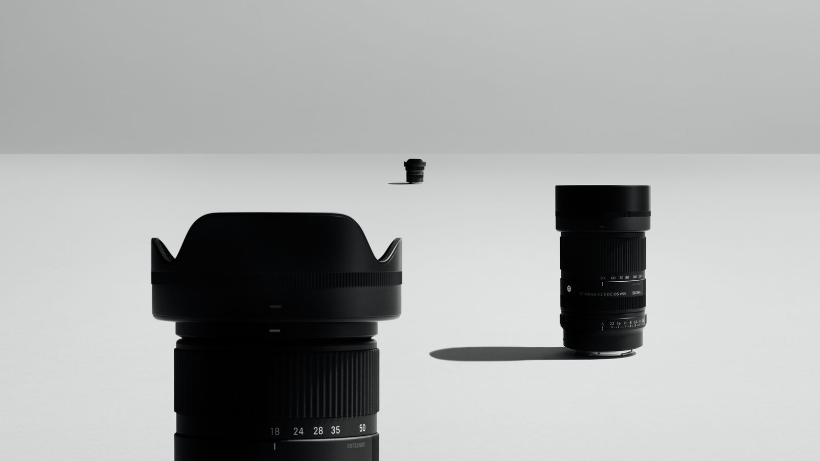 SIGMA 10-18mm, 18-50mm, 50-120mm F2.8 DC - סדרת עדשות זום APS-C בצמצם קבוע F2.8